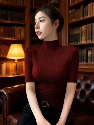 #春秋穿搭 #打底衫 #上衣穿搭 #时髦穿搭 #内外穿搭都好看