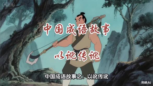 中国成语故事:以讹传讹#成语故事 #寓言故事 #文学常识 #涨知识 #科普
