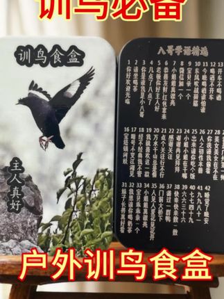 #好物推荐🔥 户外训鸟食盒