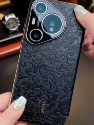 适用华为pura70手机壳新款70ultra磁吸翻盖保护套p70pro+素皮男女