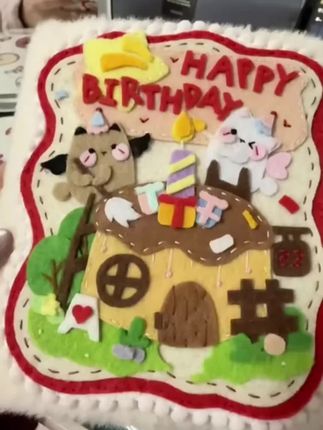 #天使小猫生日礼物相册 纪念情侣#不织布相册手工 成品diy#照片收纳册#无限回购的宝藏单品 #成长纪念册