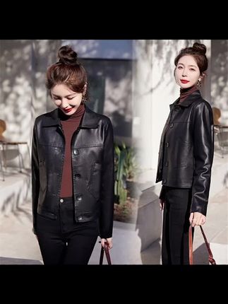 #皮衣 #穿搭 #女装