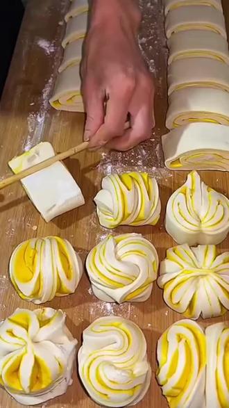 花卷馒头教程 #美食小技巧