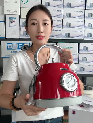 英式风格,复古电热水壶内胆还是304不锈钢材质,超级超级颜值高#好物推荐🔥 #电热水壶 #带温度显示的电热水壶 #外贸出口 #热水壶