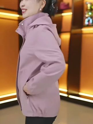 #连帽外套#2025春秋季新款#时尚休闲#洋气短款#宽松百搭