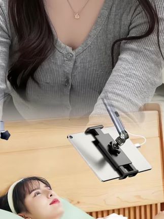 七鹰床头手机支架桌面平板支架iPad支撑架通用夹床上铝合金手机架#好物推荐 #手机支架 #平板支架 #床头支架
