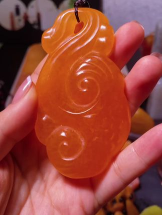 寿山石田黄石灵芝手把件把玩件灵芝摆件工艺品礼品#玉石雕刻 #纯手工雕刻 #寿山石 #田黄石 #玉石魅力
