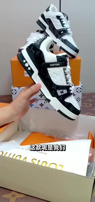lv trainer黑白熊猫质感分享来啦#lv#trainer#潮鞋推荐