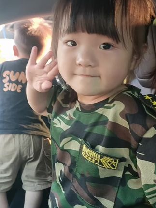 #呆萌可爱 小安琪甚是喜爱