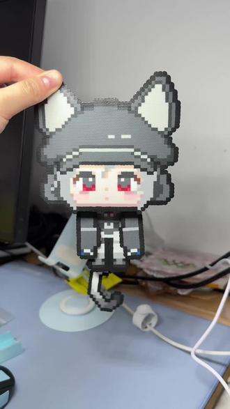 萌哭了
图纸来源:@米米麻薯
#拼豆 #露娜 #三角洲行动