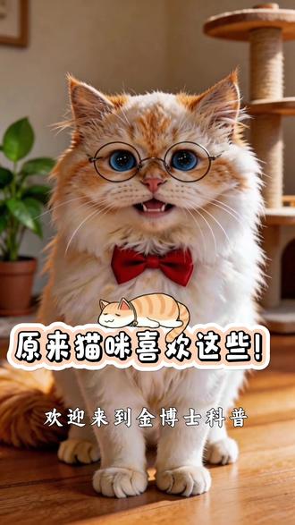 金博士科普视频 | 原来猫咪也喜欢看电视、听音乐、打游戏 #家有萌宠 #养宠知识 #养猫小百科 #宠物知识 #科学养宠