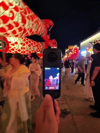 当我用不一样的视角去徽州看鱼灯 #如果朋友圈不装将毫无意义 #我在出片前线 #十一旅行攻略#影石x5