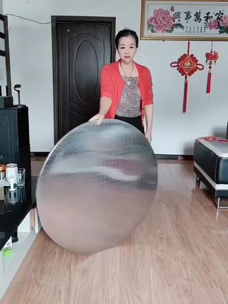 #不锈钢折叠大圆桌 #做工精细#结实耐用 #好折叠好收纳 #专业生产厂家 直接发货