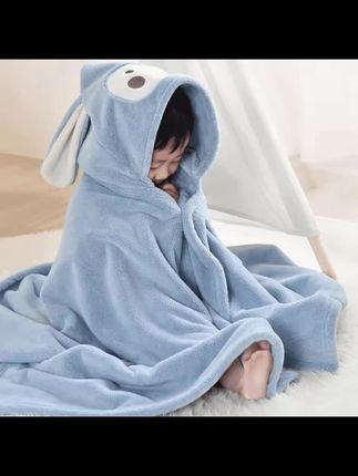 #婴儿 #浴巾 #珊瑚绒 #披肩 #斗篷