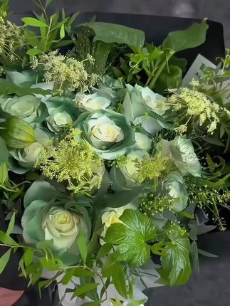#鲜花#苏格兰绿玫瑰 #七夕#仪式感#同城配送