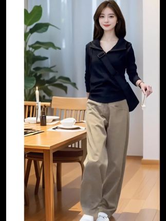 #运动通勤百搭洋气时尚套装2025春秋新款小个子潮流品质女装两件套 #时尚 #谁穿谁好看 #女装 #减龄女装