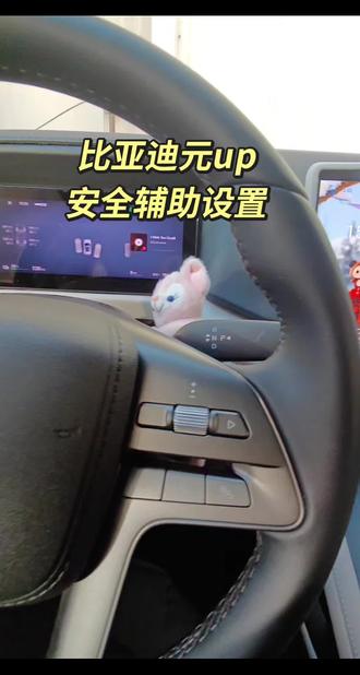 比亚迪元up安全辅助设置,事关行车安全,新车提回来赶紧设置好#汽车知识分享 #比亚迪 #元up #安全辅助 #新手开车