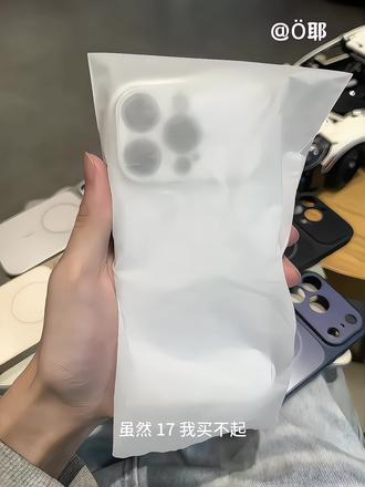 戴上秒变17#手机壳#大视窗#16变17#还得是极简风