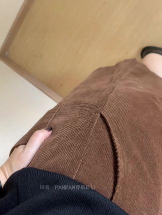 灯芯绒阔腿短裤女春秋新款高腰显瘦a字五分中裤休闲直筒外穿靴裤#日常穿搭 #慵懒风穿搭 #灯芯绒裤 #五分裤 #阔腿短裤