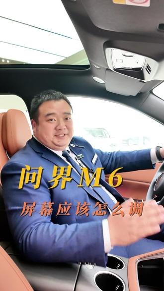 问界m6的转向屏幕应该怎么调?一条视频教会你!#问界 #问界m6