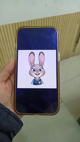 今日份兔子警官#绘画 #简笔画画 #疯狂动物城 #艾特艺美教育