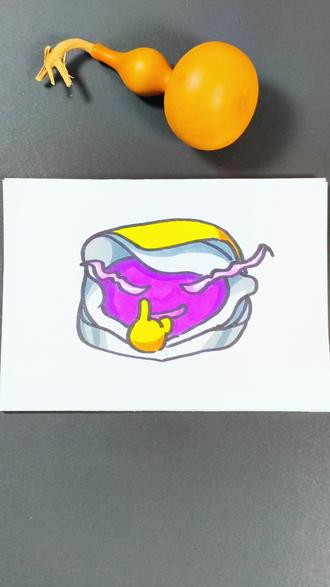 你们的手机里有没有这个表情,你能找到吗。#真实生活分享计划 #每日一画 #跟着抖音学画画 #限时表情包 #画画 @抖音小助手