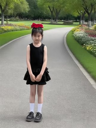 可爱的公主风连衣裙#可爱小姑娘 #气质女孩 #女童穿搭 #女宝穿搭