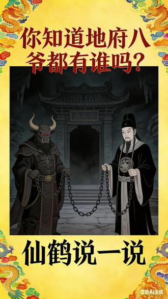 阴曹地府的八爷是哪几位?#中华传统文化故事 #创作者中心 #创作灵感 #故事