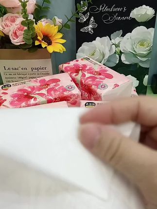 #吉多多抽取式面巾纸 加大加量实惠装,大尺寸大包装,拉扯不掉屑