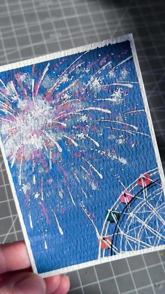 🐽丙烯马克笔|烟花摩天轮
画烟花主打一个随心所欲
素材来自@借过小间Letinroom
#丙烯马克笔 #画画 #画画日常 #画渣日常 #绘画过程