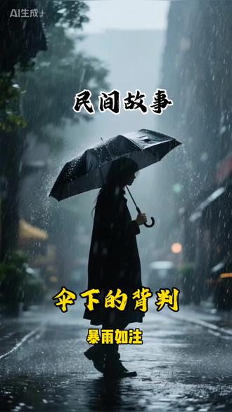 林晚发现陈默出轨的那天,是个暴雨播需求。#民间故事 #伞下孽缘 #每日分享