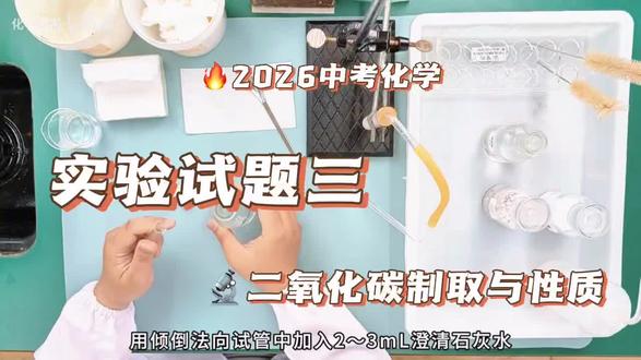 🔥2026中考化学实操试题二-金属、碱的化学性质 #初三化学考试 #化学 #广州 #家长 #家长必读