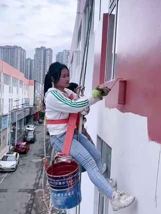坐板树脂户外防坠落安全带外墙清洗吊板高空作业三角榆木安全座板#旧墙翻新 #外墙施工 #蜘蛛人高空作业