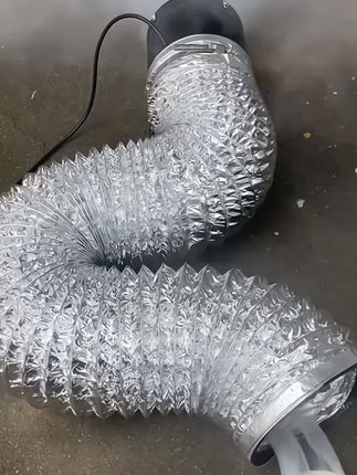 加厚静音油烟机不锈钢纯铝排烟管子耐高温可伸缩硬管烟机风管通用 #厨房好物 #厨房排烟