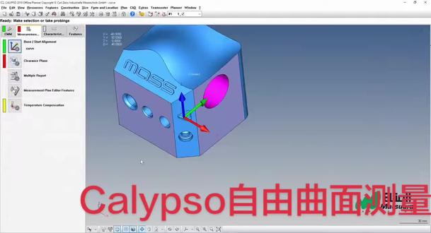Calypso自由曲面测量!