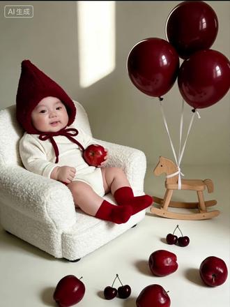 宝宝百天照ai指令教程来了!#豆包ai #豆包出大片有两把刷子 #满月照 #百天照 #百天照自己拍