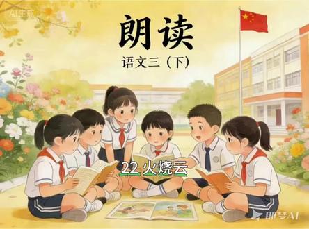 #三年级上 #语文 #语文课文同步朗读 22#火烧云