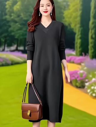 #小个子女生穿搭教程 新款宽松显瘦打底裙#谁穿谁漂亮 #时尚减龄穿搭 #藏肉显瘦穿搭 #新款连衣裙