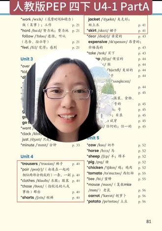 人教版英语PEP 四年级下册 Unit4第四单元 PartA
#英语pep人教版 #自然拼读音标 #四年级下册英语 #英语学习 #家长收藏孩子受益