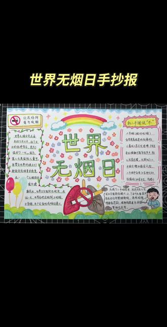世界无烟日为什么在每年的5.31号? #世界无烟日手抄报 #二手烟危害 #三手烟 #火车禁烟