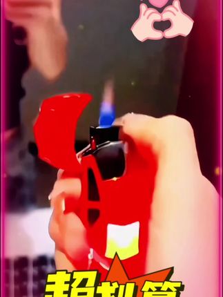 绿色火焰防风打火机#好物推荐🔥 #快来看看 #与众不同 #车载好物 #打火机又火了