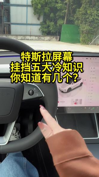 你知道吗?连老车主都不知道大屏幕挂挡5大冷知识?赶快学起来吧#特斯拉无挡把设计#用车小技巧#新能源汽车#dou是好车#大品牌