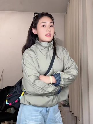 设计感格子拼接短外套女欧洲站2025年早秋新款时尚百搭显瘦上衣潮#女装#女装新品日 #秋装#设计感#外套