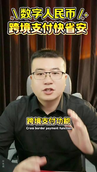 数字人民币跨境支付大升级!这些变化和你有关#数字人民币 #数字经济 #跨境支付 #金融政策解读