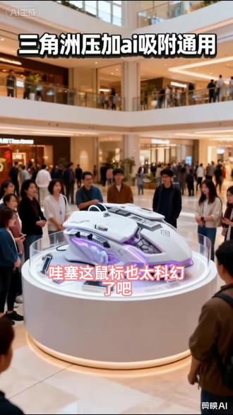 #三角洲AI吸附通用款,压感精准吸附稳,多设备适配操作超丝滑#数码科技