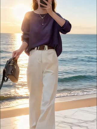 #我要上热门 高级感今年流行穿搭两件套装秋季薄款针织衫牛仔裤一整套入秋穿搭#简约穿搭 #穿出高级感 #减龄气质 #强烈推荐@DOU+小助手 @巨量千川 @抖音热点