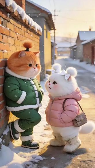 半斤八两 天生一对 #搞笑 #每日一笑 #胖橘 #躲春