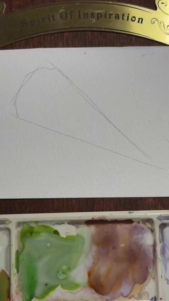 零基础水彩春笋绘画教程#水彩入门#水彩美食#春天#零基础学画画#绘画教程