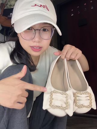 大码女鞋,上脚感好穿 #大码女鞋 #大码女鞋40一43码 #女鞋推荐 #豆豆鞋