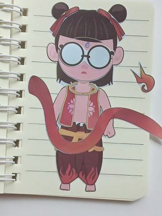 哪吒贴纸来啦#儿童动画视频 #卡通形象 #贴纸 #贴纸卡点